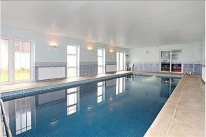 The Indoor Heated Pool in the main house