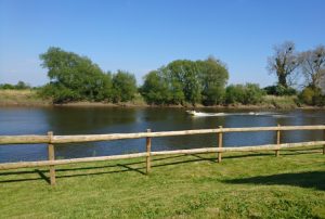 Boating on the river Severn